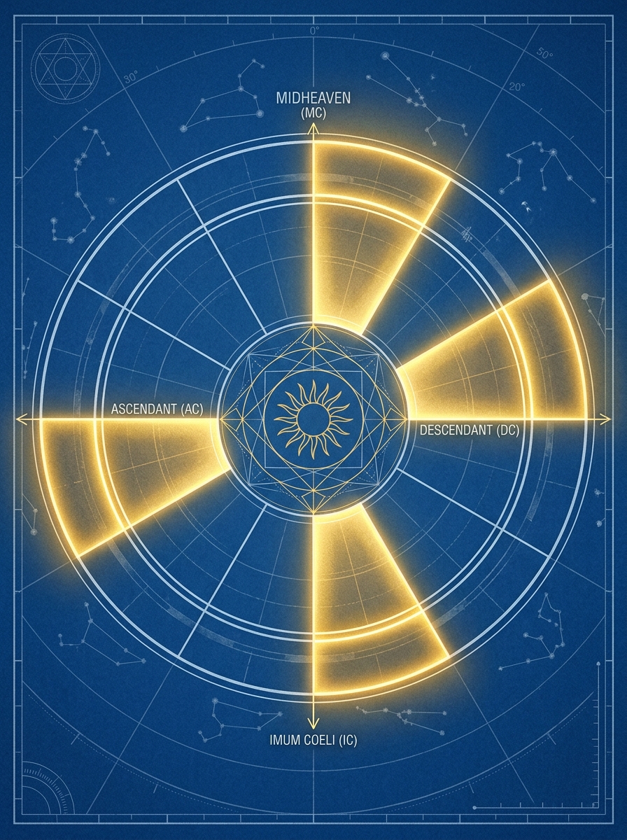 Angular Houses in Astrology: The Four Pillars of Your Birth Chart