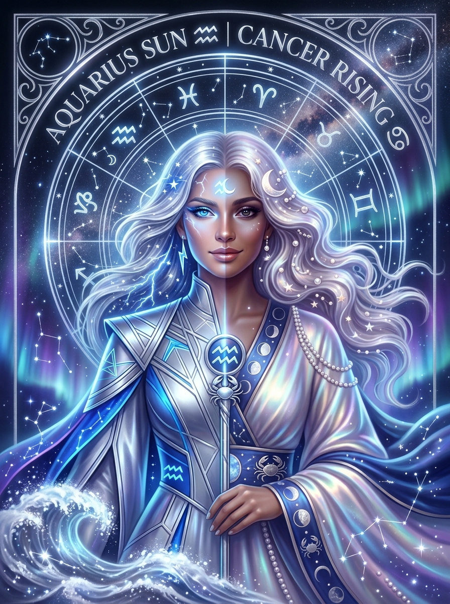 Aquarius Sun, Cancer Rising: The Compassionate Protector