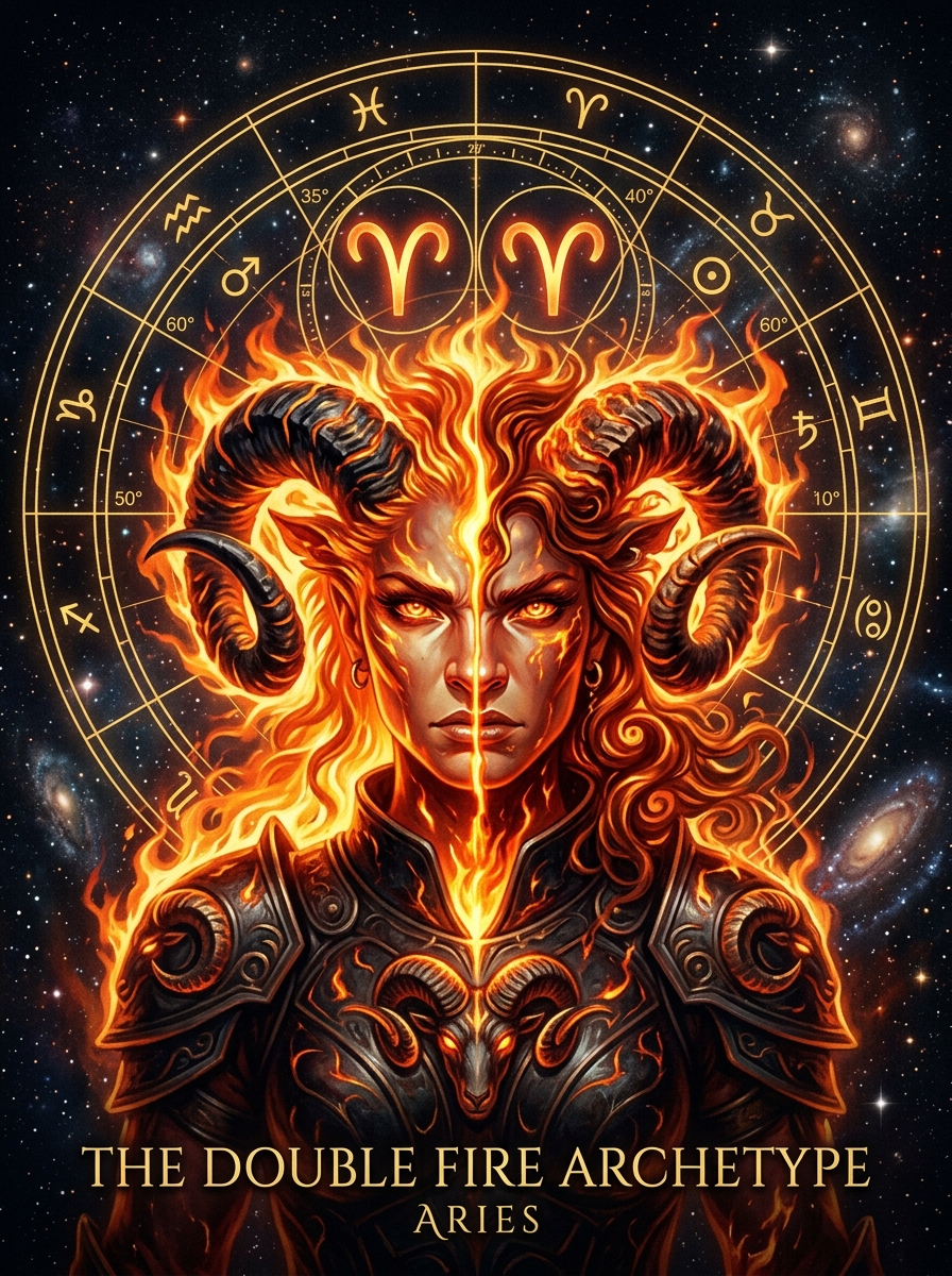 Aries Sun, Aries Moon: The Double Fire Archetype