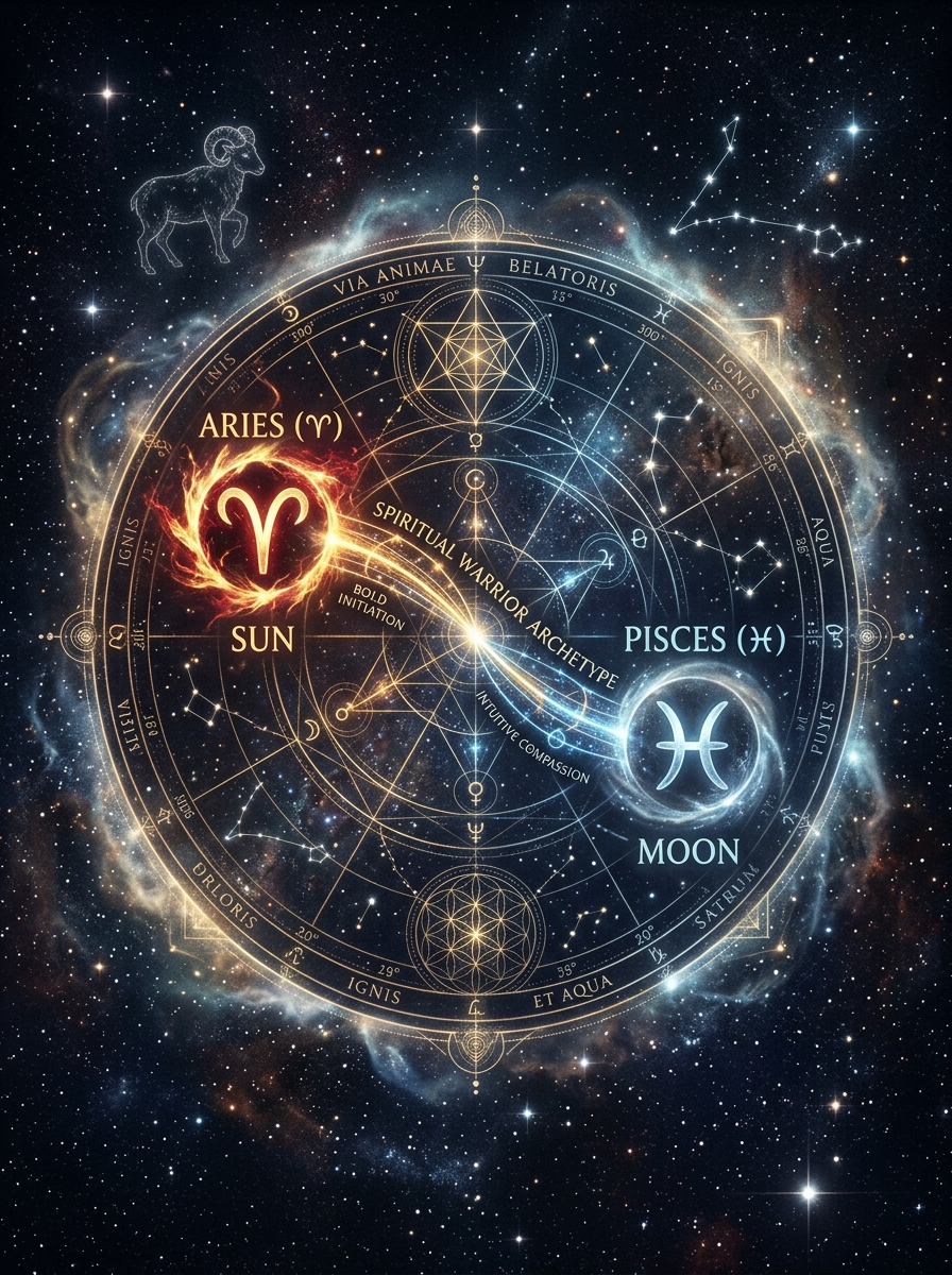 Aries Sun, Pisces Moon: The Spiritual Warrior