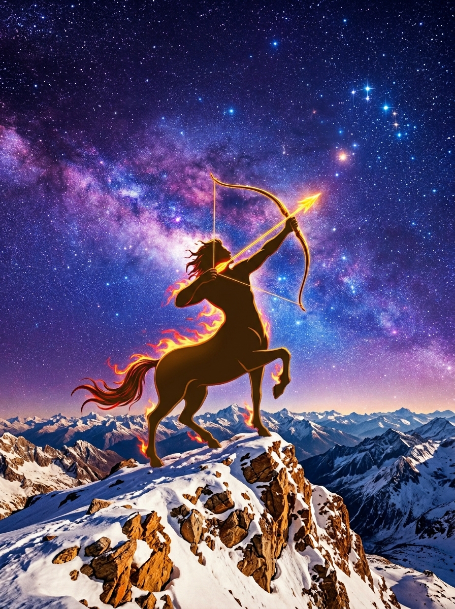 Aries Sun, Sagittarius Rising: The Visionary Adventurer