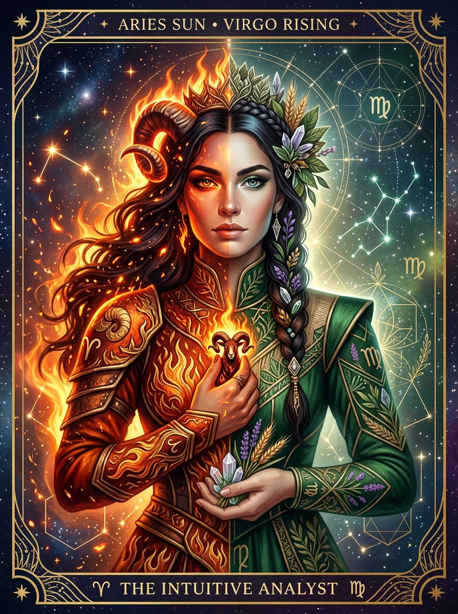 Aries Sun, Virgo Rising: The Proactive Analyst