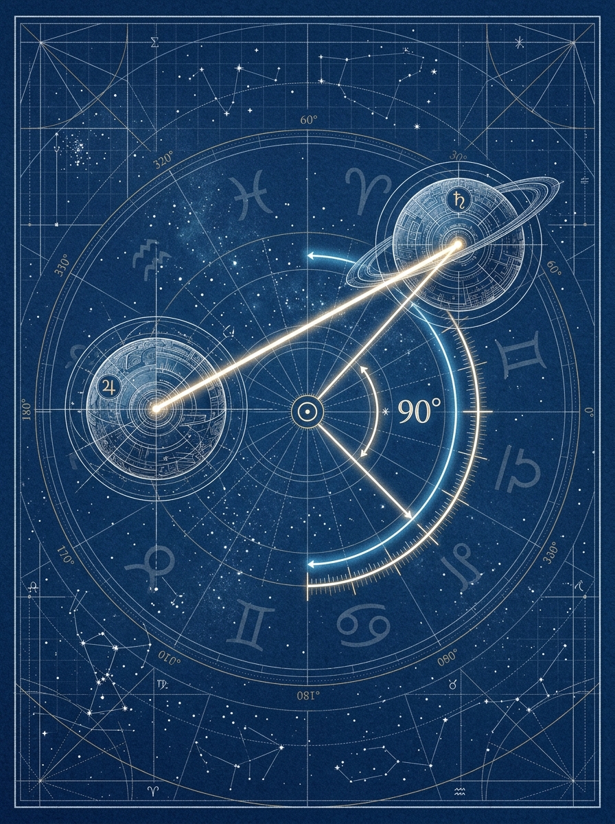 Astrological Aspects: The Geometric Language of Your Birth Chart