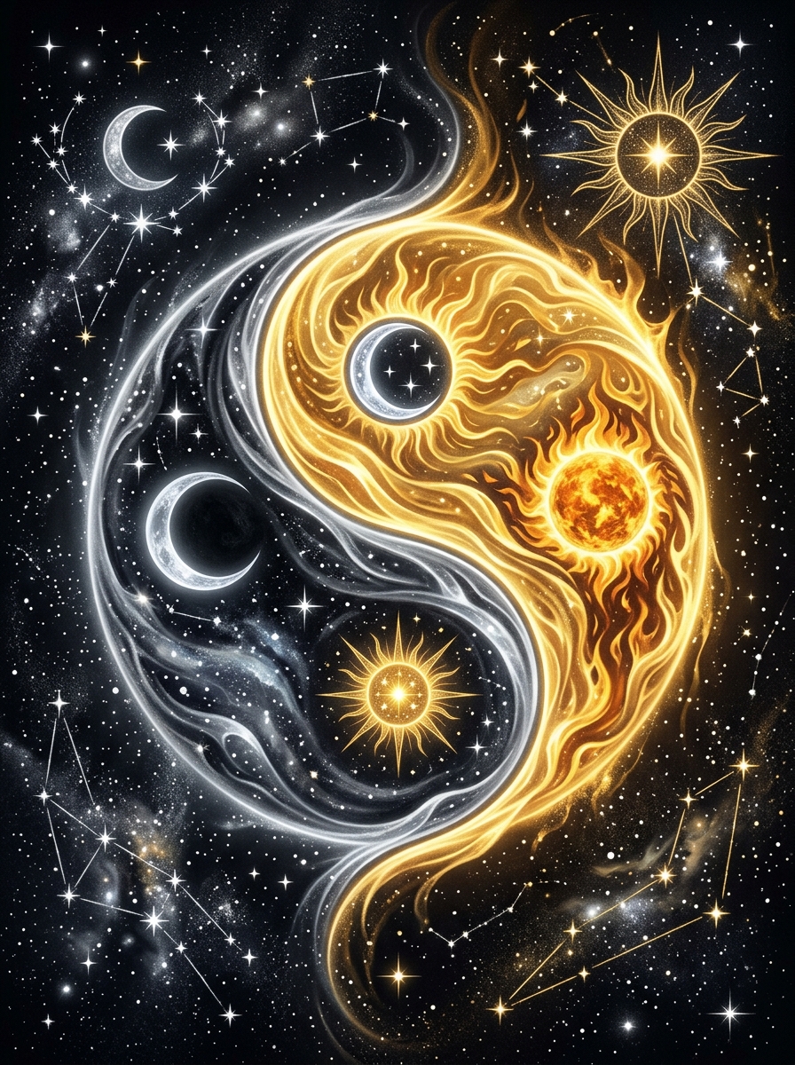 Astrological Polarity: The Cosmic Rhythm of Yin and Yang in the Zodiac