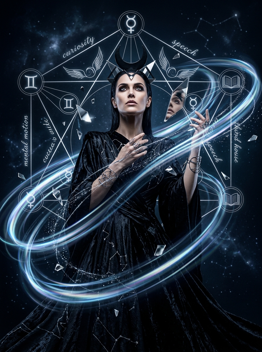 Black Moon Lilith in the Third House: The Mind That Refuses to Be Tamed