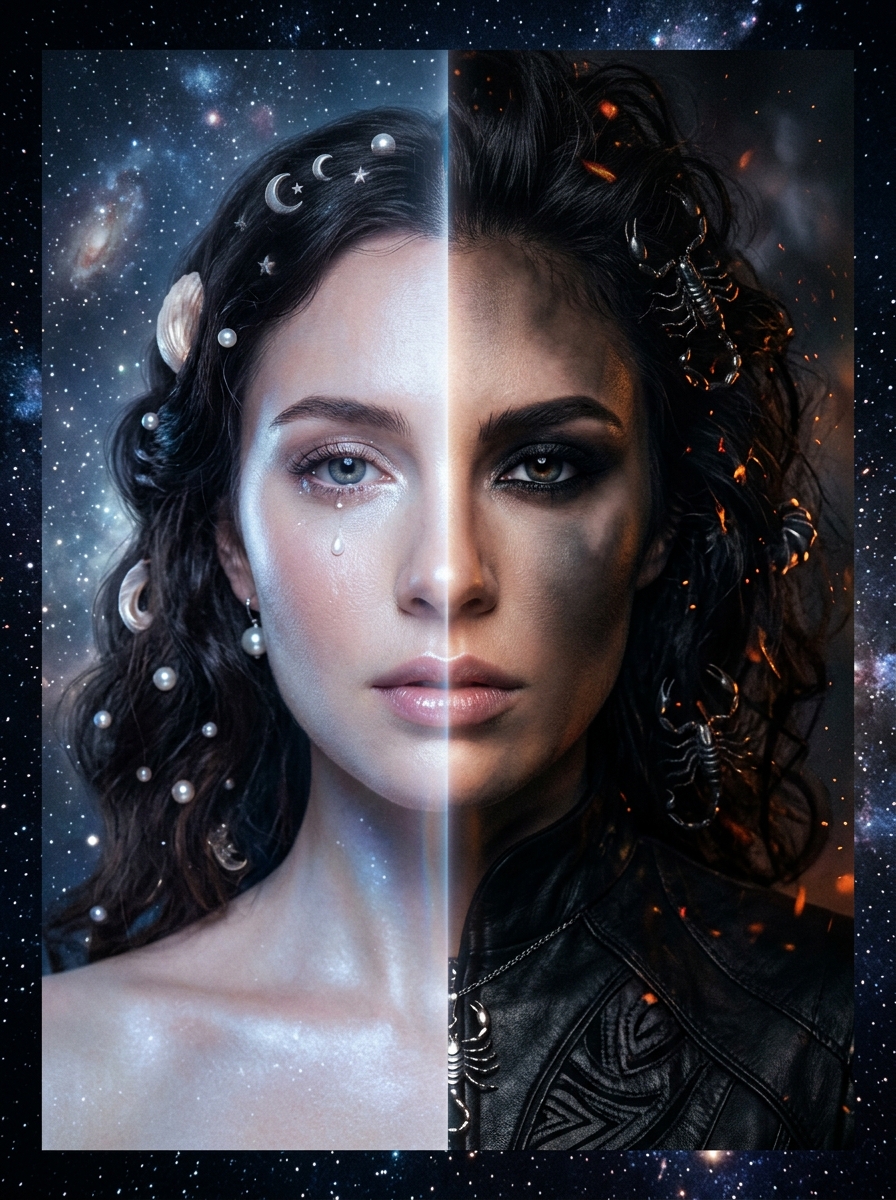 Cancer Moon, Scorpio Rising: The Tide Behind the Mask