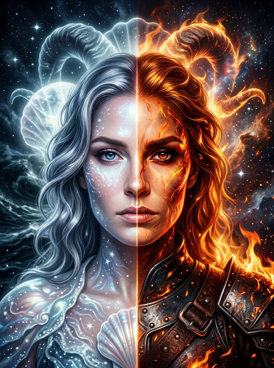 Cancer Sun, Aries Rising: The Bold Protector's Inner War