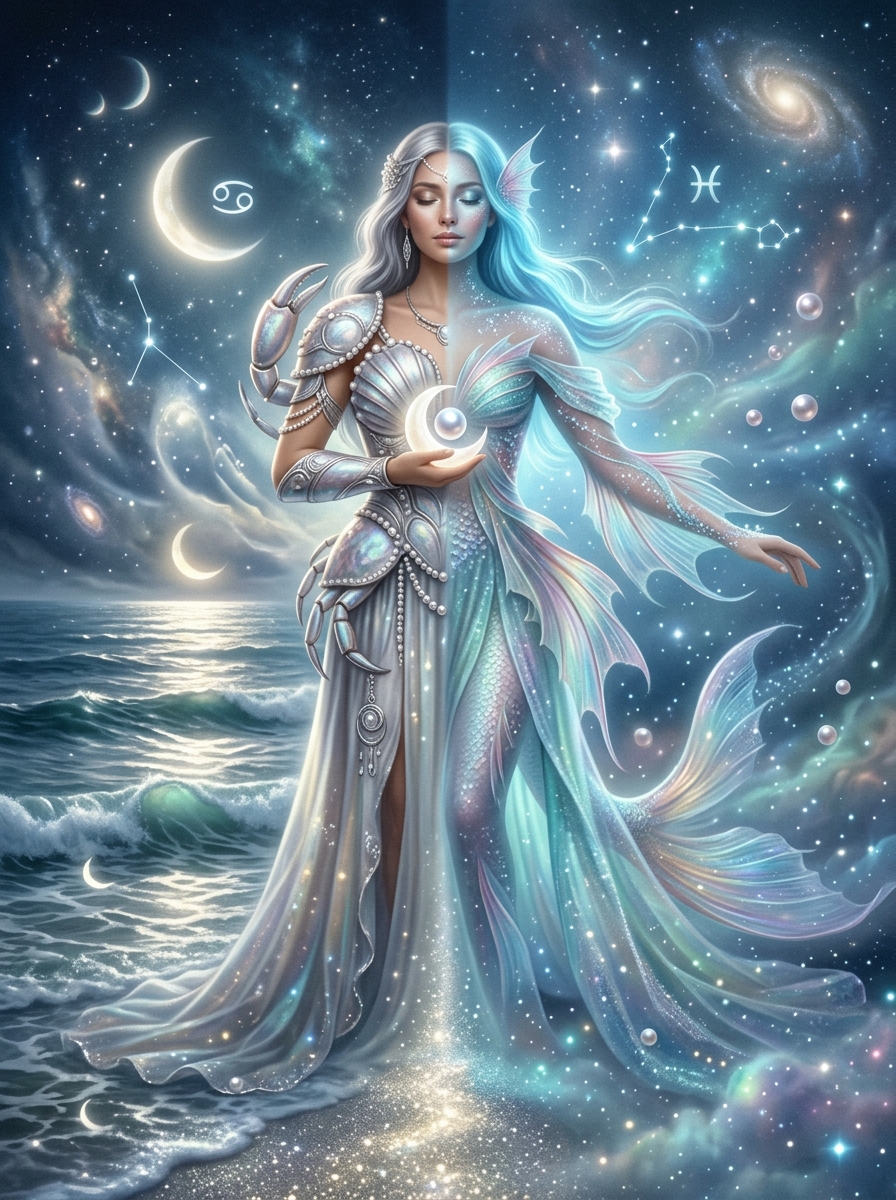 Cancer Sun Pisces Rising: The Compassionate Dreamer
