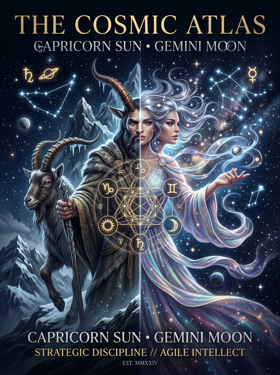 Capricorn Sun, Gemini Moon: The Dynamic Administrator