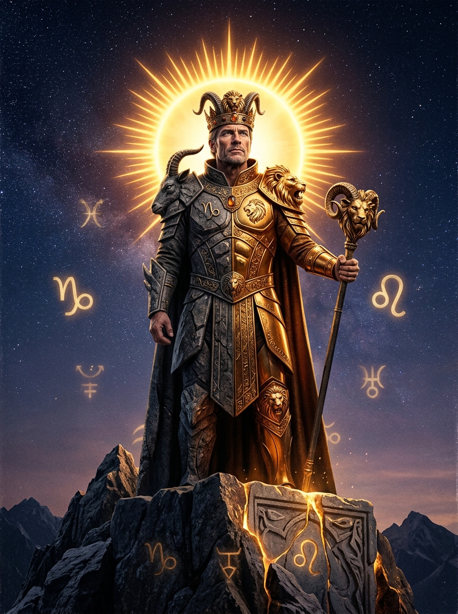 Capricorn Sun, Leo Ascendant: The Majestic Leader