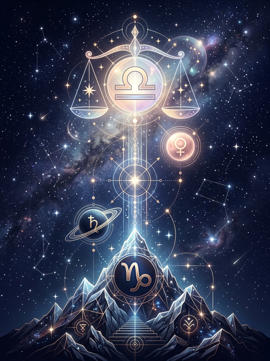 Capricorn Sun, Libra Ascendant: The Harmonic Mediator