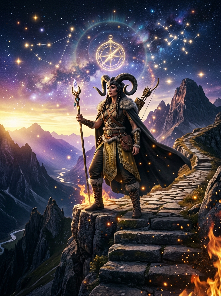 Capricorn Sun Sagittarius Rising: The Visionary Explorer