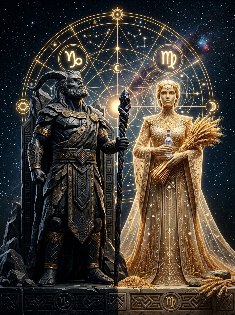 Capricorn Sun, Virgo Moon: The Practical Master Who Builds Worlds With Precision