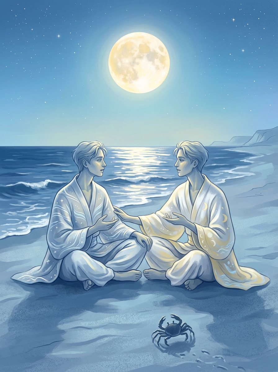 Gemini and Cancer Compatibility: When the Mind Courts the Moon