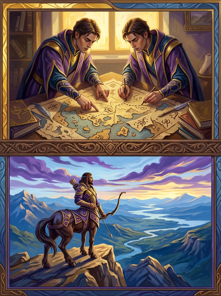 Gemini and Sagittarius Compatibility: The Axis of Knowledge