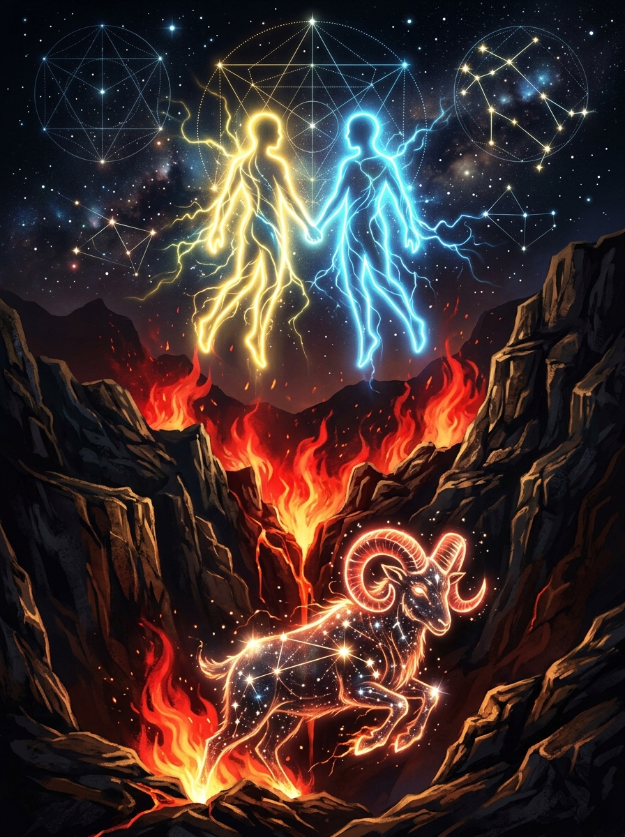 Gemini Sun, Aries Rising: The Bold Communicator Who Lives at Full Voltage
