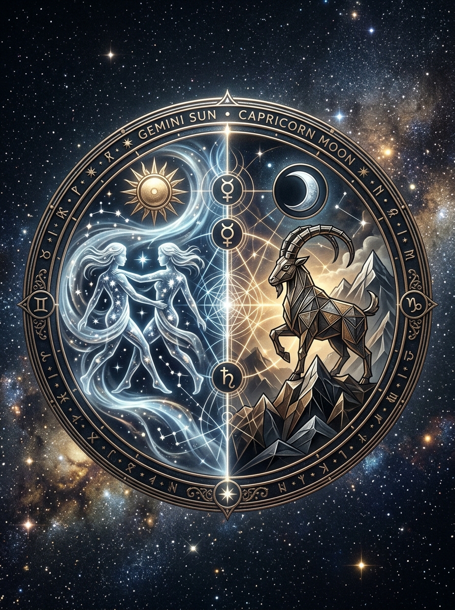 Gemini Sun Capricorn Moon: The Strategic Communicator