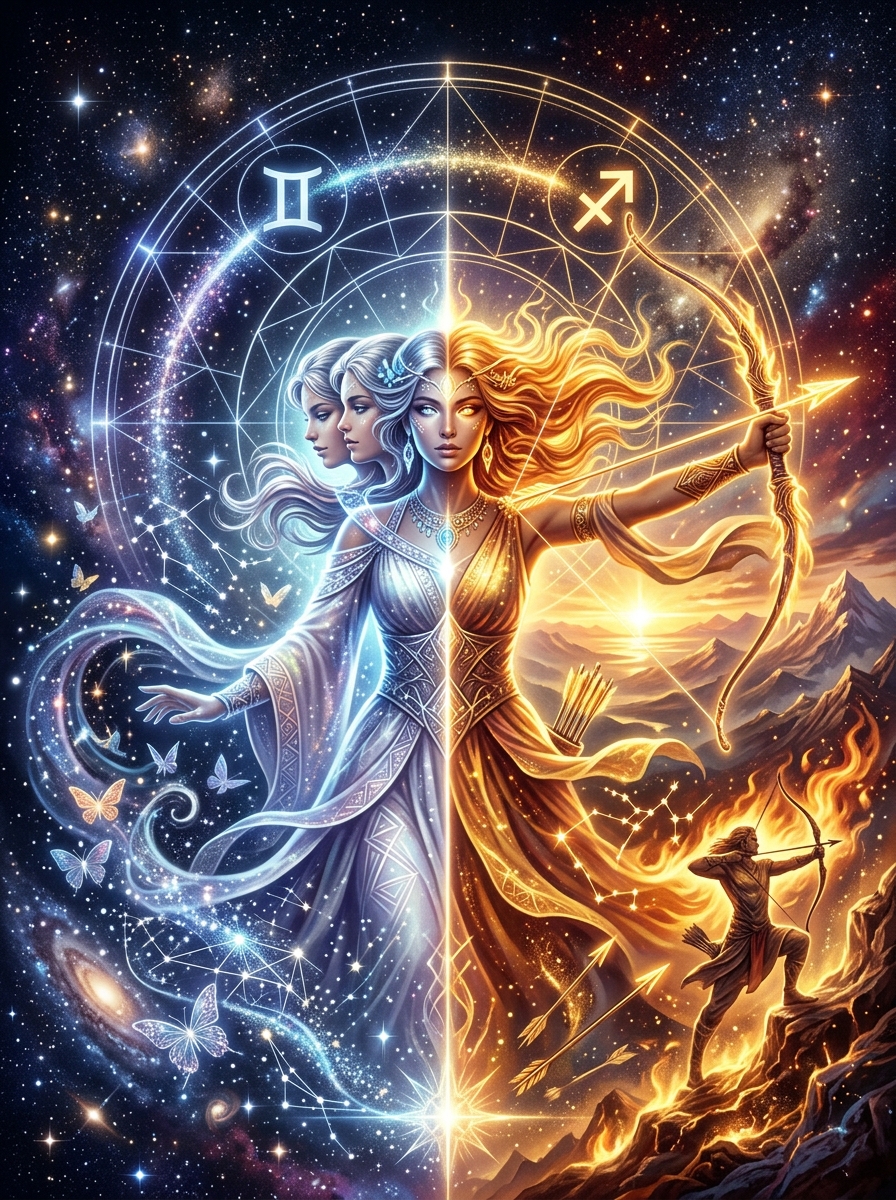Gemini Sun Sagittarius Moon: The Communicative Philosopher