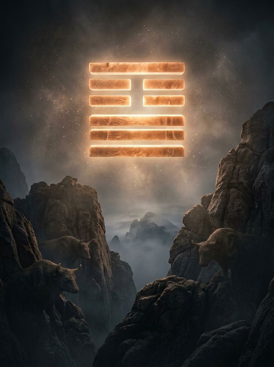 Hexagram 26, Great Taming: Power Held in Reserve