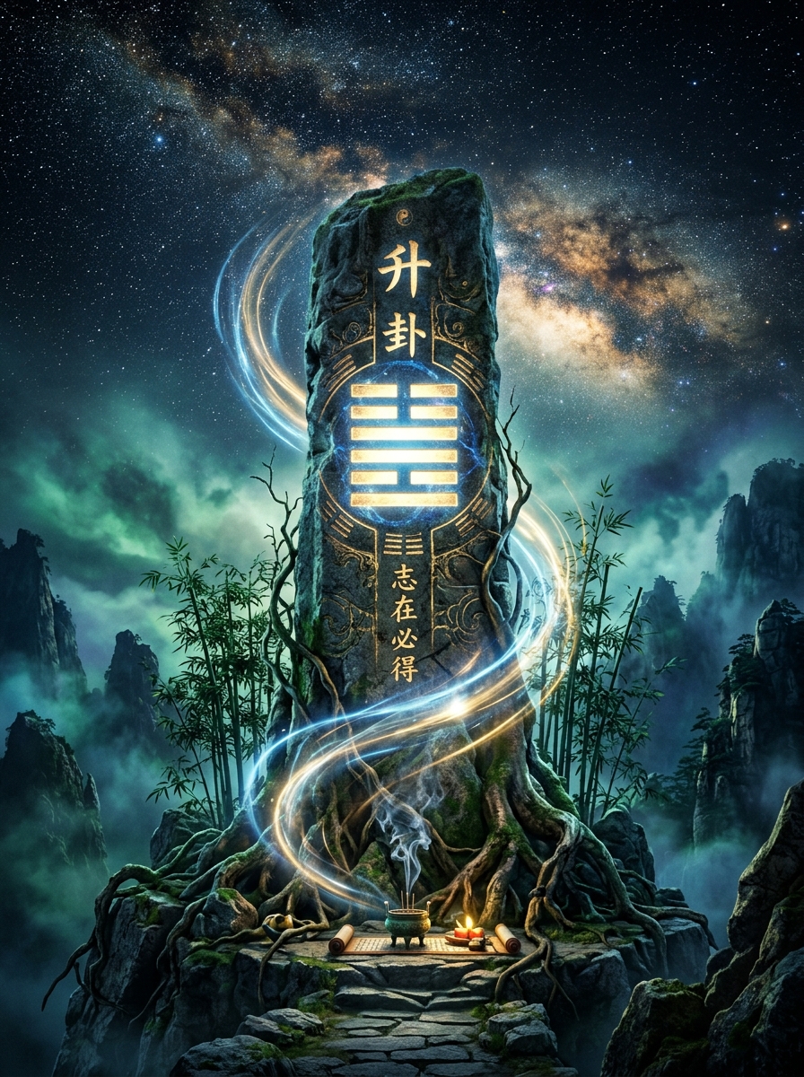 I Ching Hexagram 46: The Quiet Force of Pushing Upward