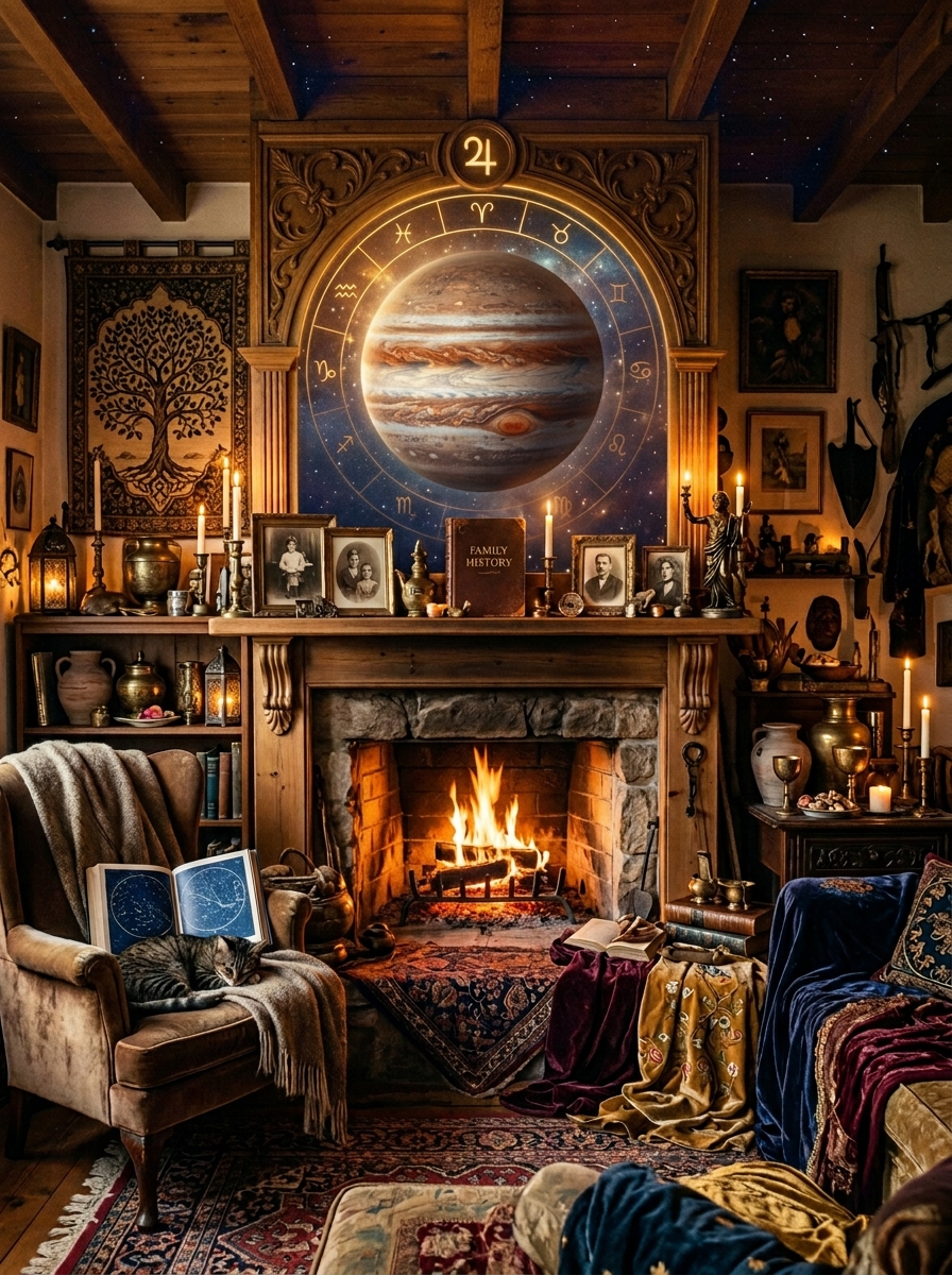 Jupiter in the Fourth House: The Sanctuary of Ancestral Abundance
