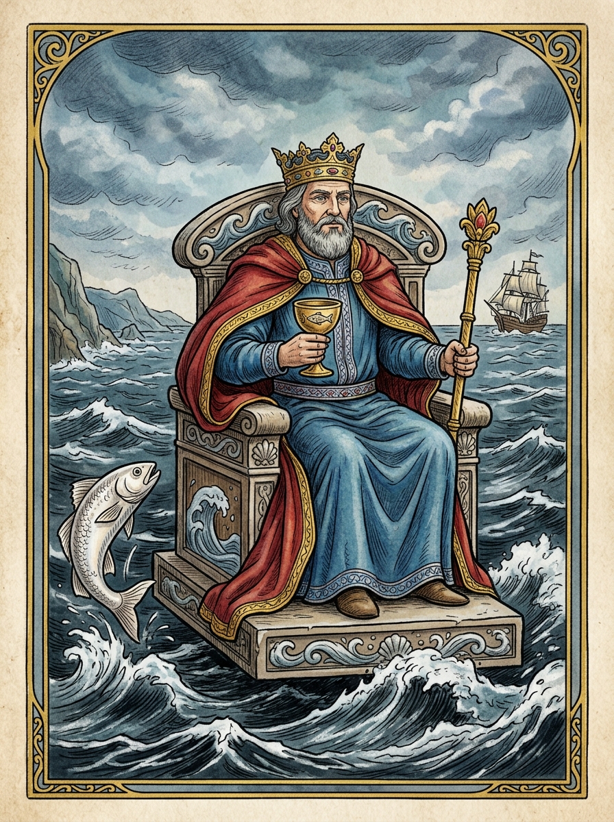 King of Cups Tarot: The Pinnacle of Emotional Mastery and Compassionate Power