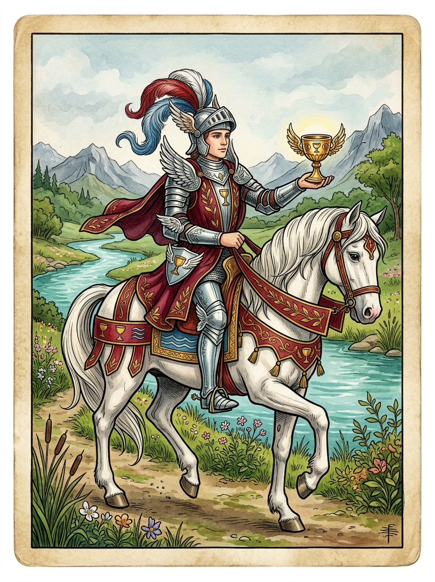Knight of Cups Tarot Card — Meaning in Love, Career, Money, and Reversed