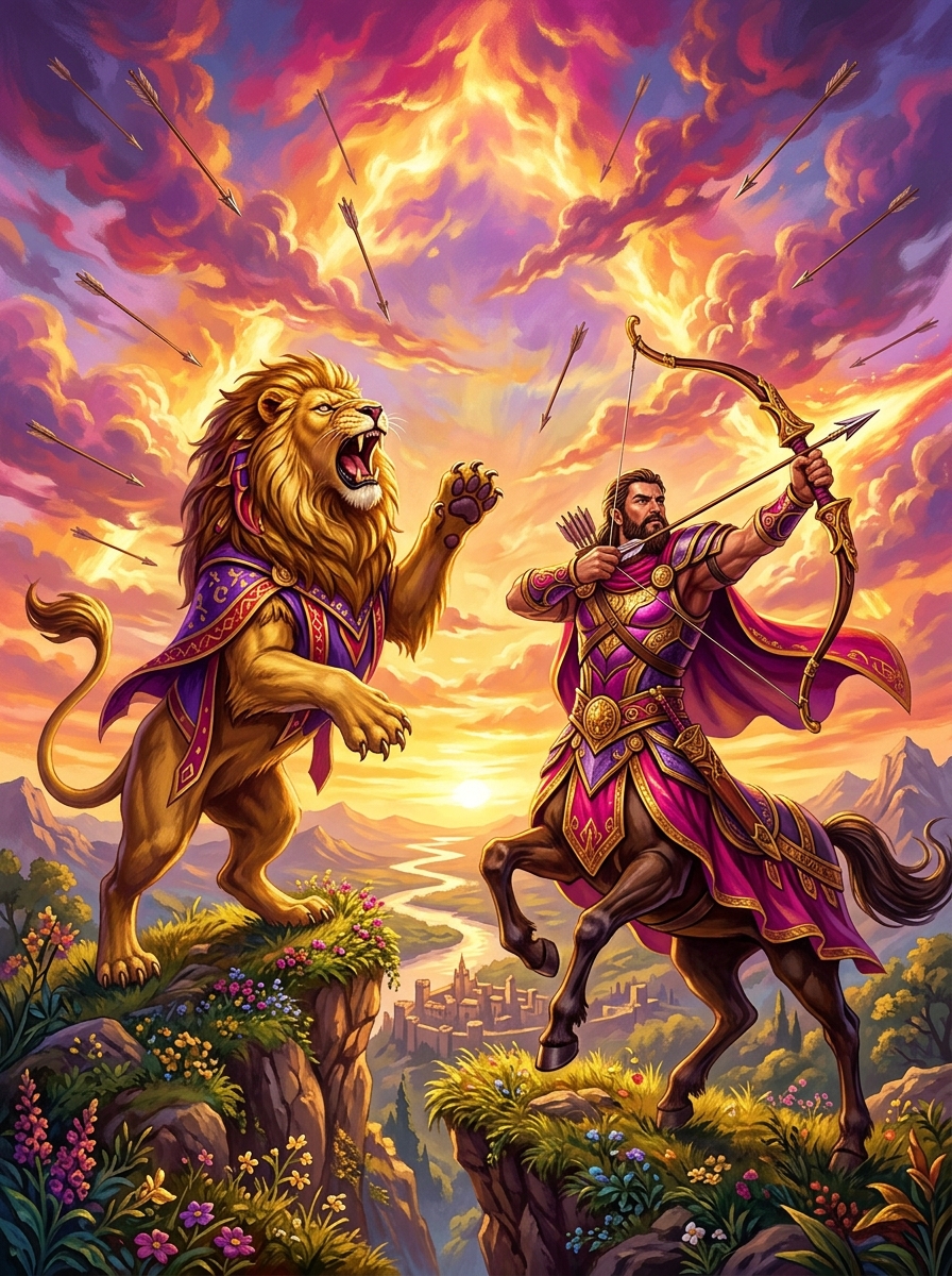 Leo and Sagittarius Compatibility: Two Flames, One Horizon