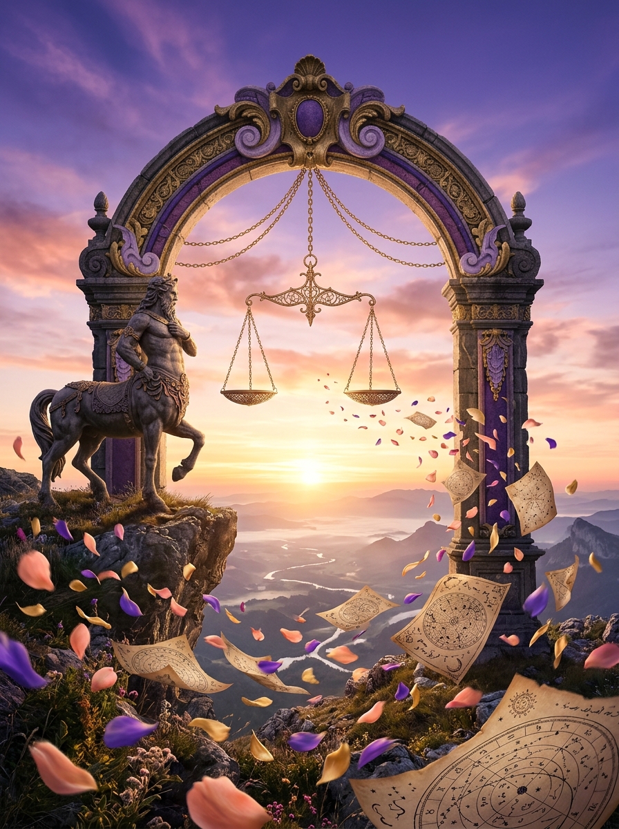 Libra and Sagittarius Compatibility: Air, Fire, and the Sextile of Shared Horizons