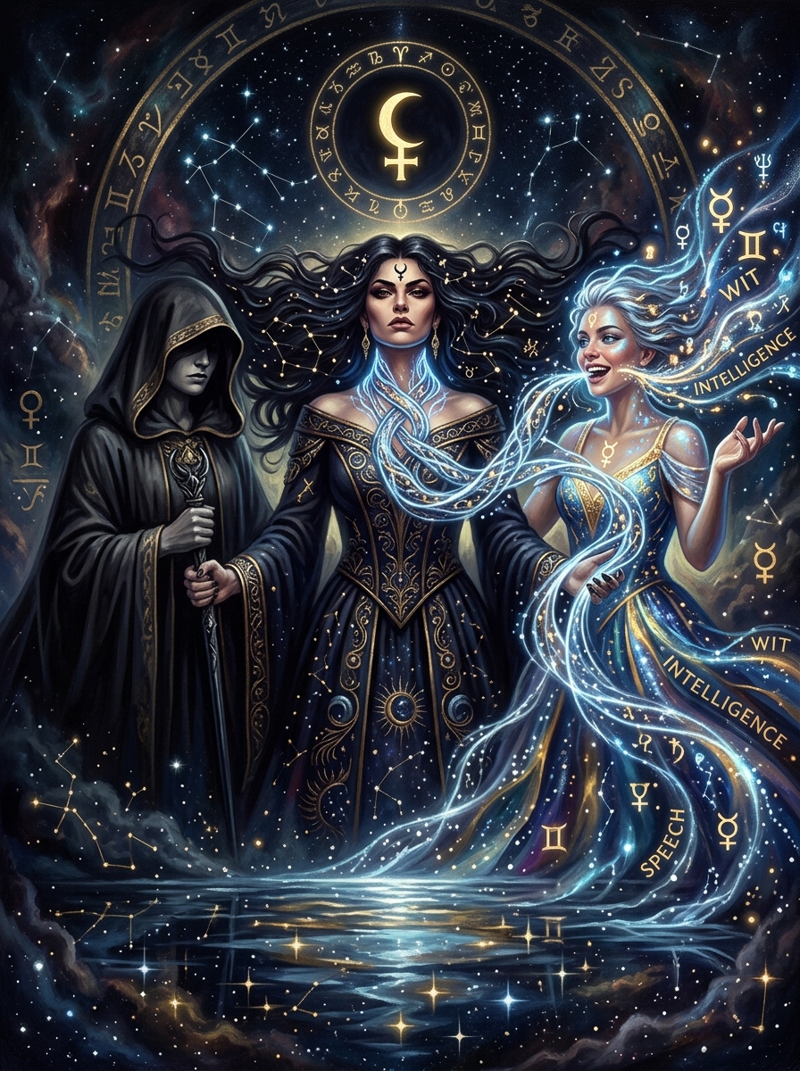 Lilith in Gemini: The Silenced Voice, the Mercurial Shadow, and the Path to Sovereign Speech