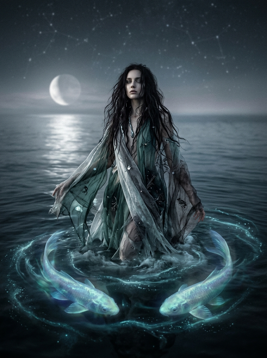 Lilith in Pisces: Navigating the Shadow Waters of Spiritual Exile