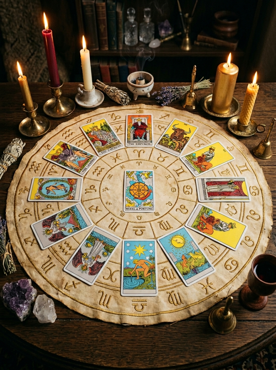 Mapping the Path: A Guide to the 13-Card Year-Ahead Tarot Spread