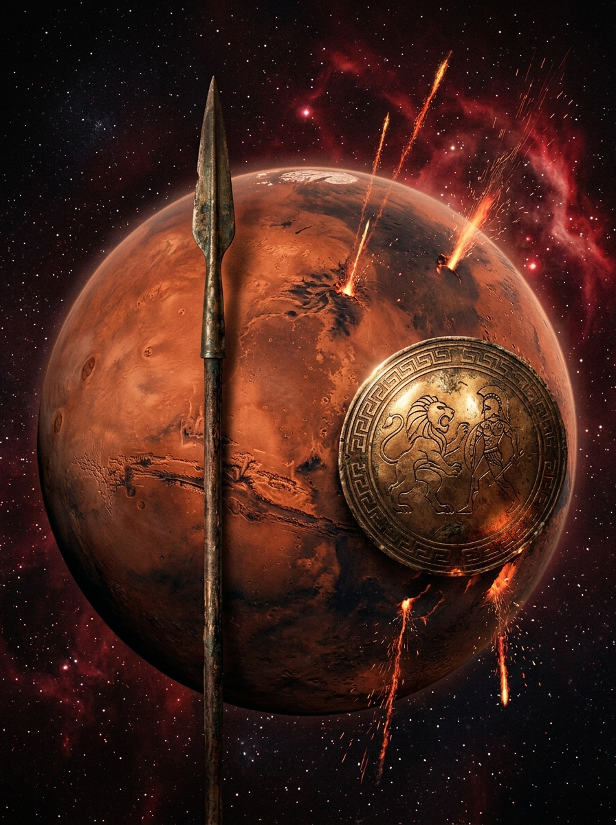 Mars in Astrology: The Archetype of Will, Action, and the Sacred Warrior