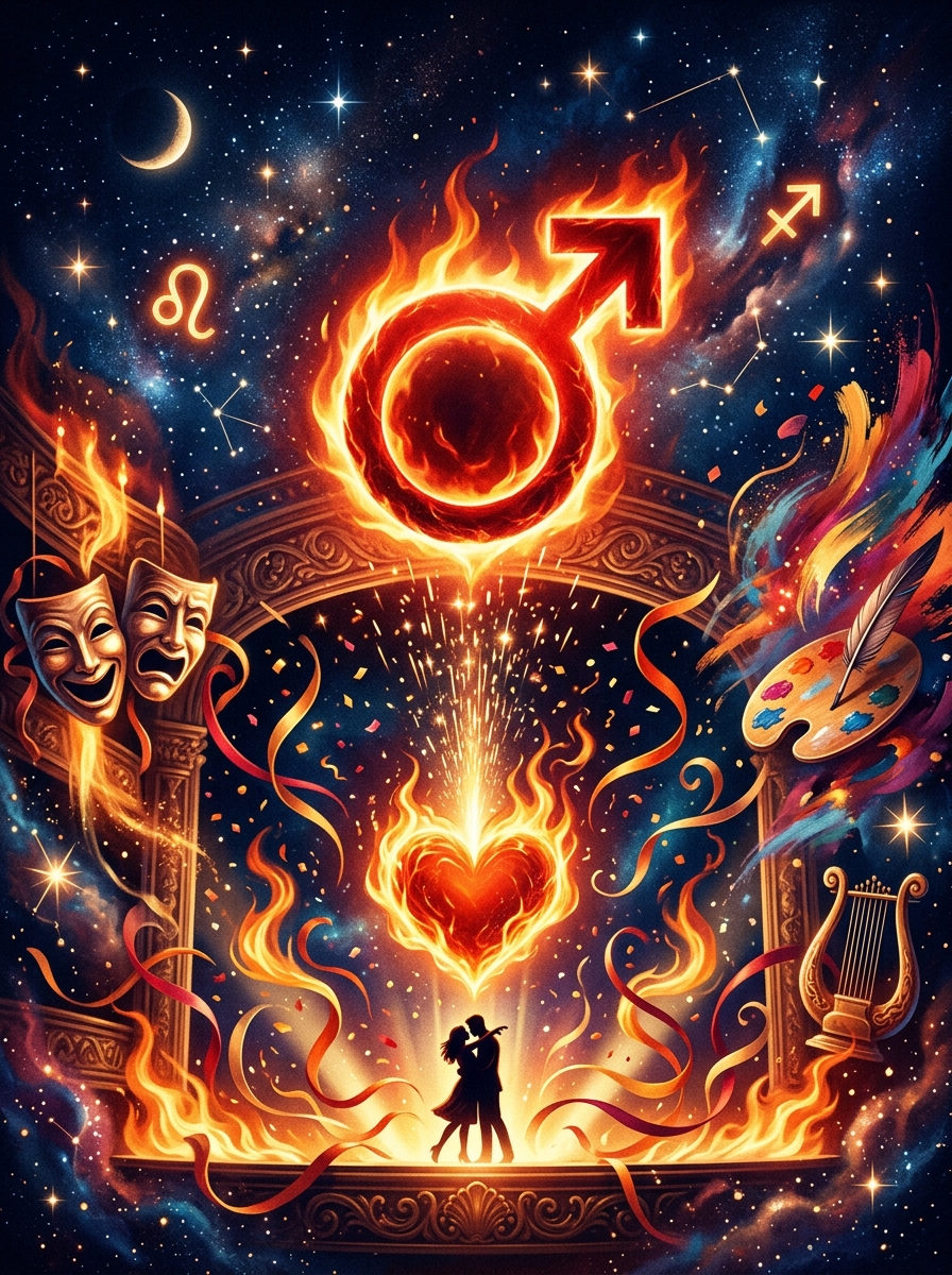 Mars in the 5th House: The Fiery Heart of Passion, Play, and Creative Will