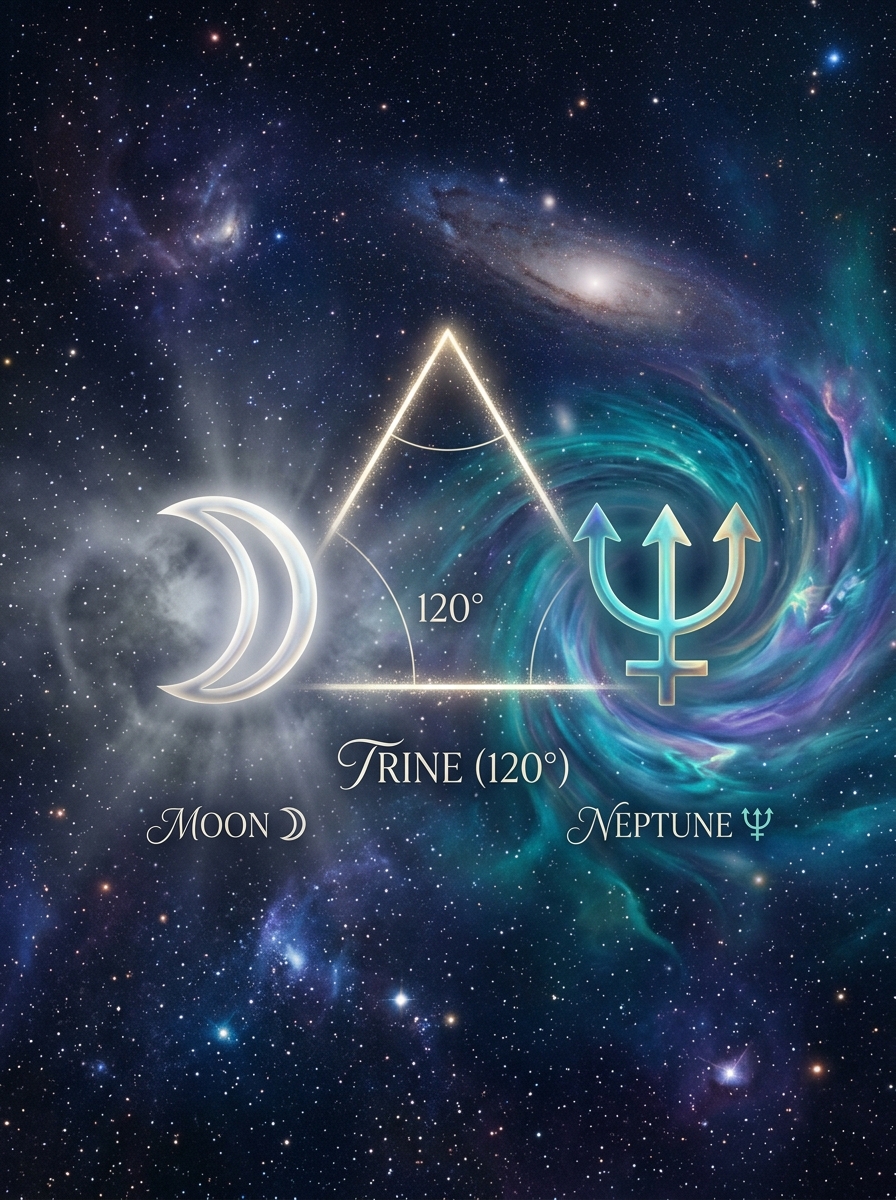 Moon Trine Neptune: The Soft-Edged Soul and Its Hidden Weather