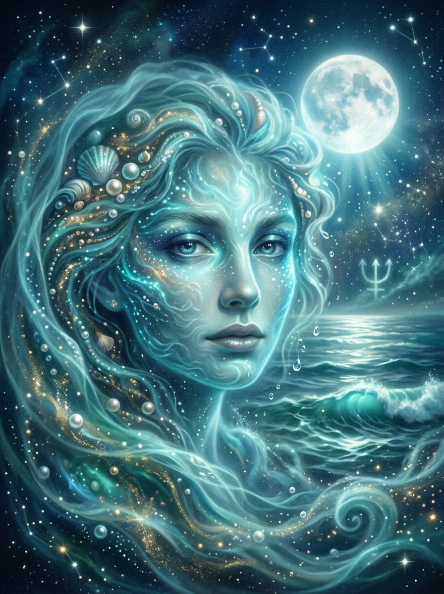 Neptune in the First House: Ego Porosity, Ethereal Identity, and the Sacred Persona