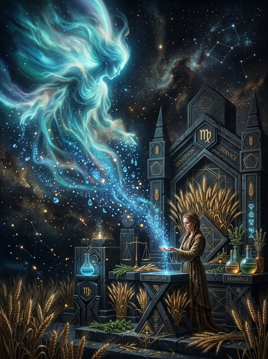 Neptune in Virgo: The Dissolution of Spirit in the Material World