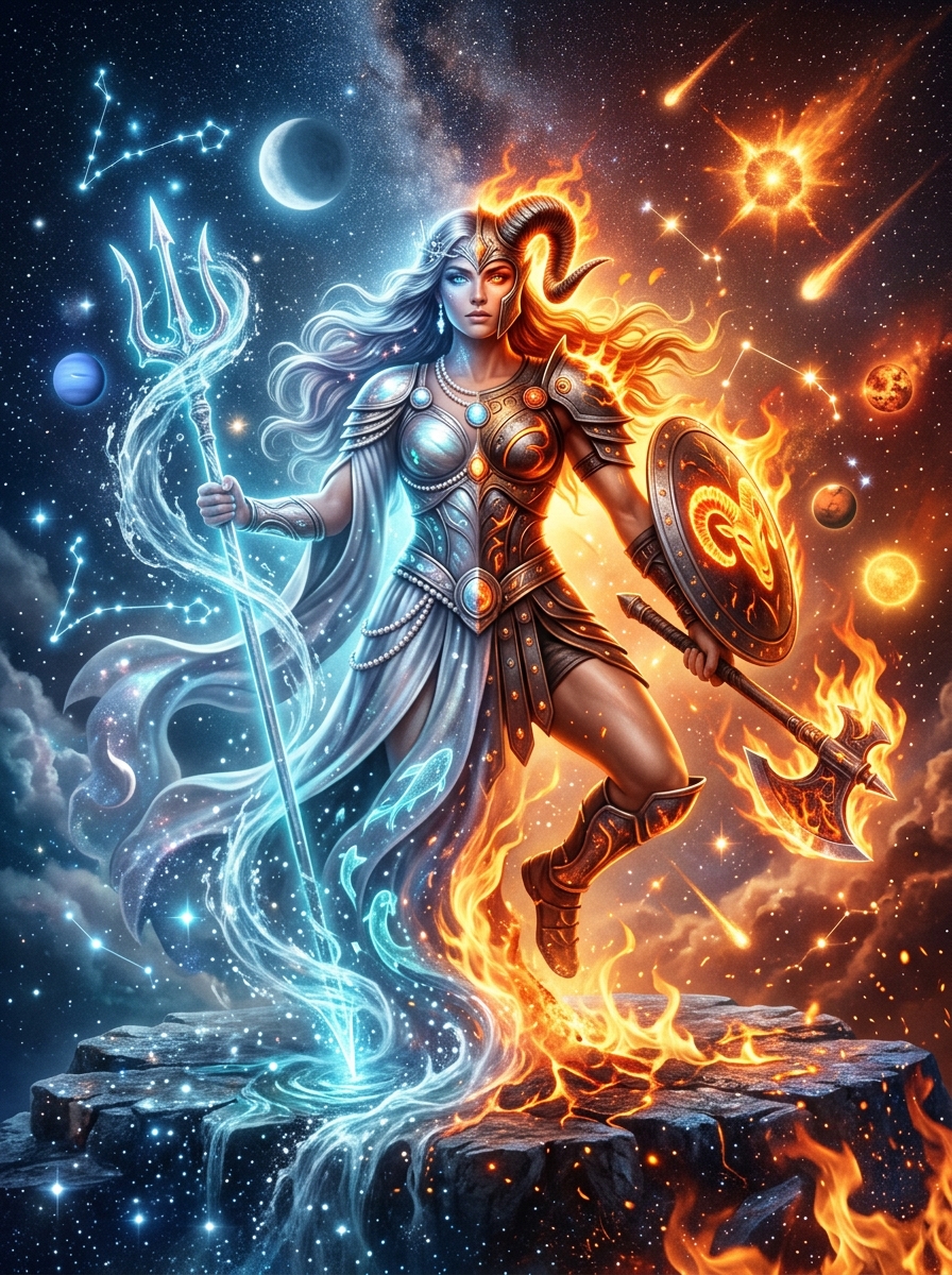 Pisces Sun Aries Rising: The Pioneering Warrior