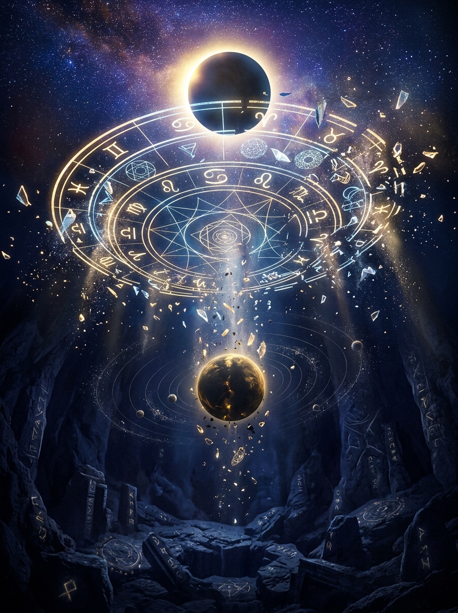 Planetary Fall in Astrology: The Psychological Descent and Reconstruction