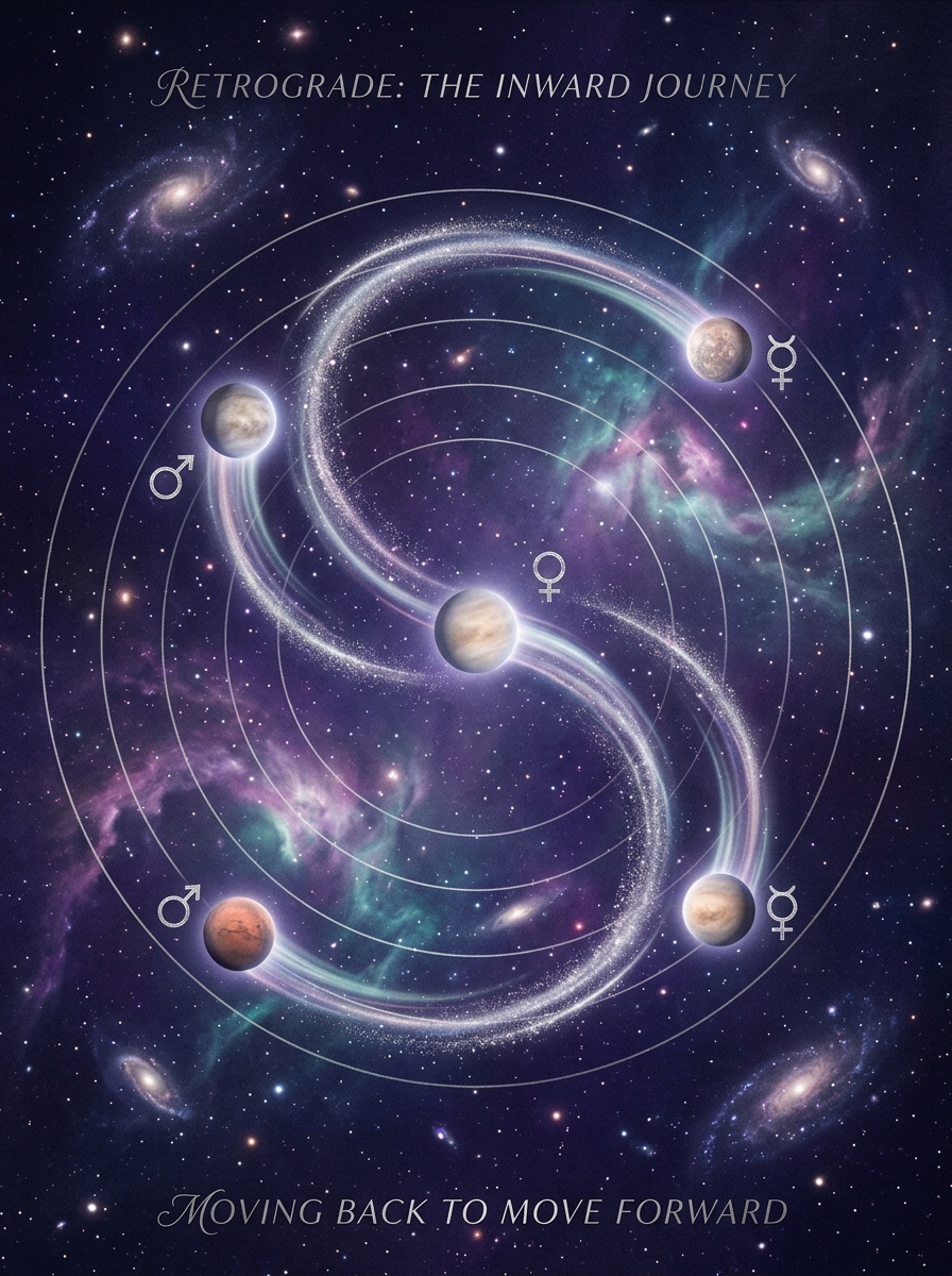Planetary Retrograde: The Art of Moving Backward to Move Forward