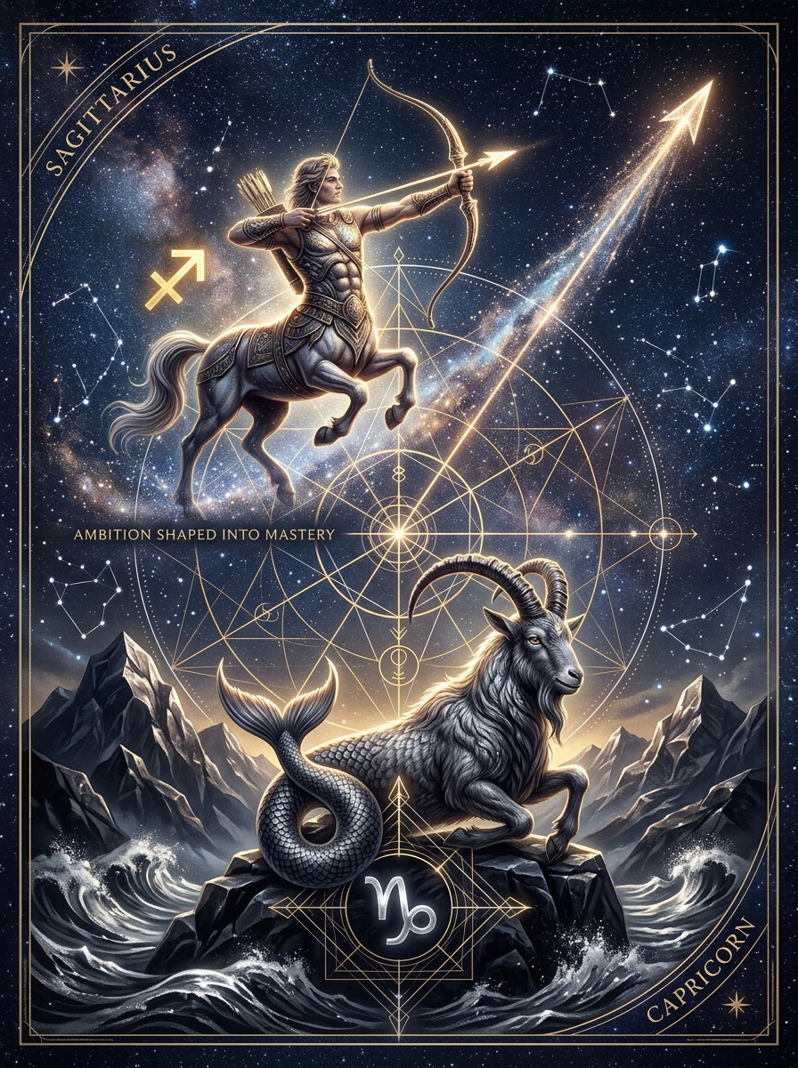 Sagittarius Sun Capricorn Rising: The Tenacious Strategist