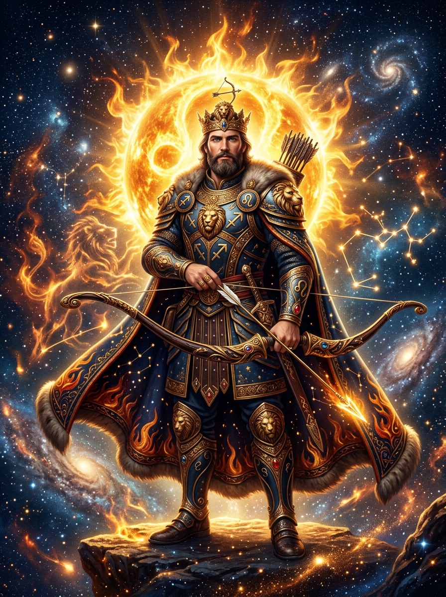 Sagittarius Sun Leo Rising: The Majestic Leader