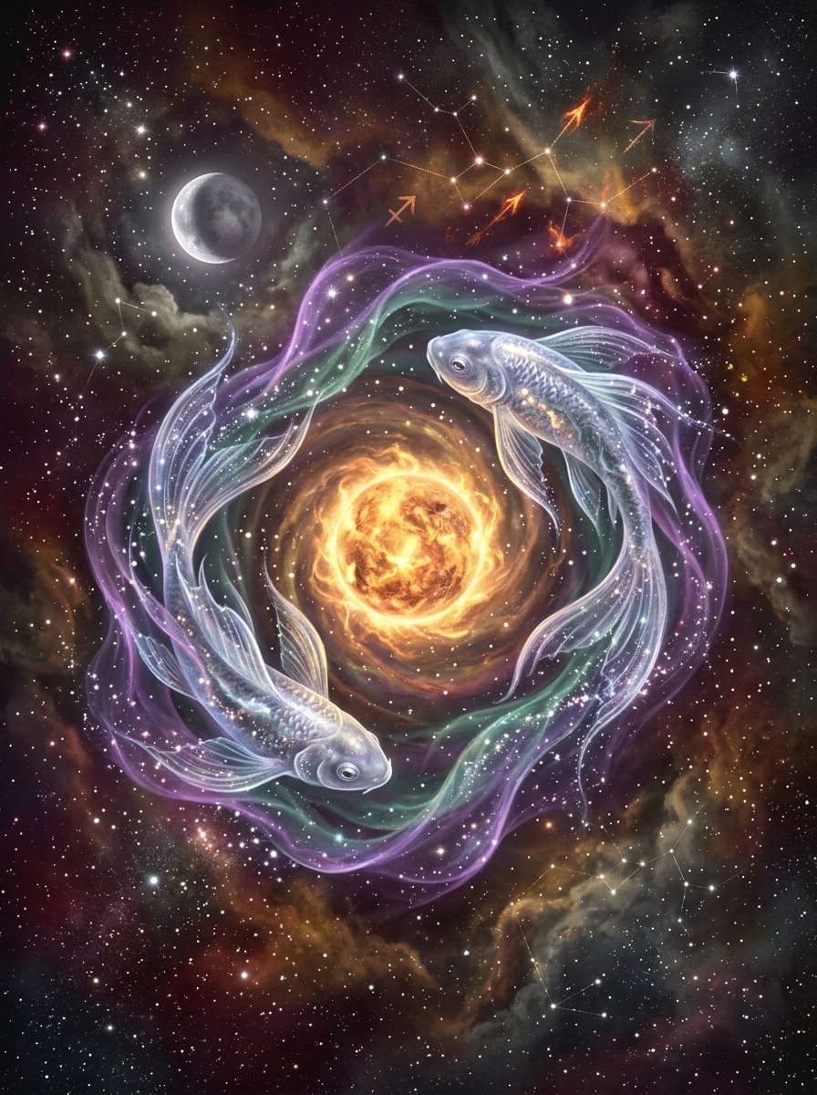 Sagittarius Sun, Pisces Rising: Portrait of the Compassionate Dreamer