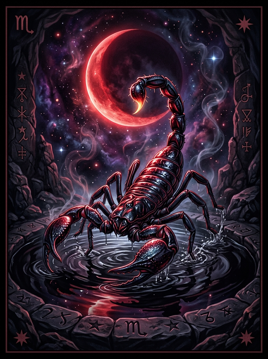 Scorpio First Decan: Mars, Plutonian Pressure, and the First Chamber of Depth