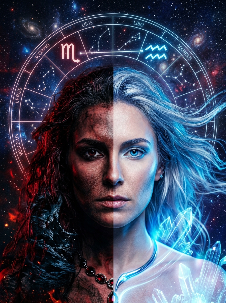 Scorpio Sun Aquarius Moon: The Visceral Scientist and Revolutionary of the Shadows