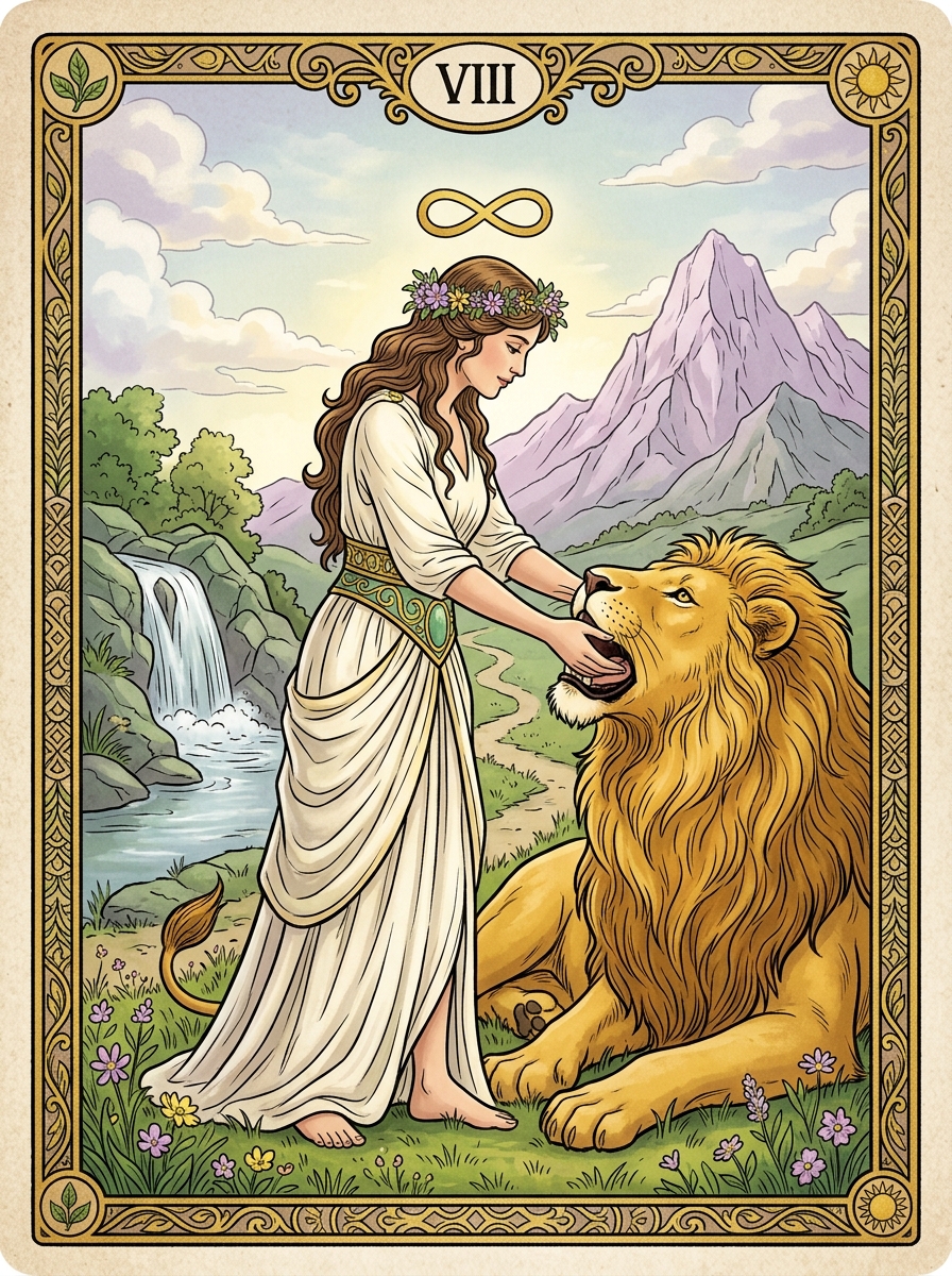 Strength Tarot Card: Meaning, Symbolism, Love, Career & Reversed