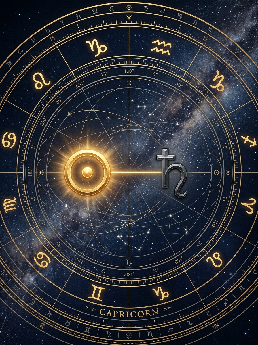 Sun Conjunct Saturn: The Crown of Weight, Duty, and Endurance