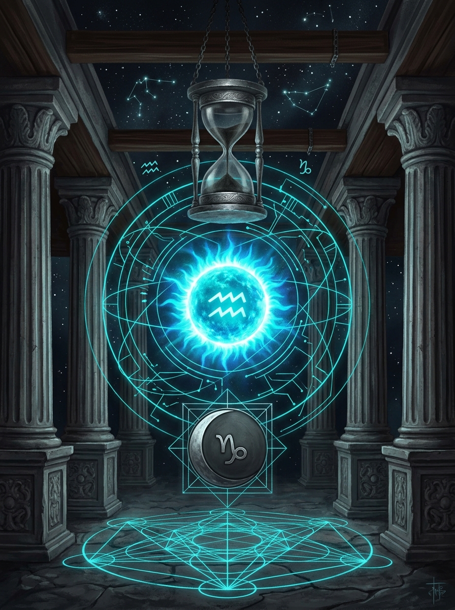 Sun in Aquarius, Moon in Capricorn: The Concrete Reformer