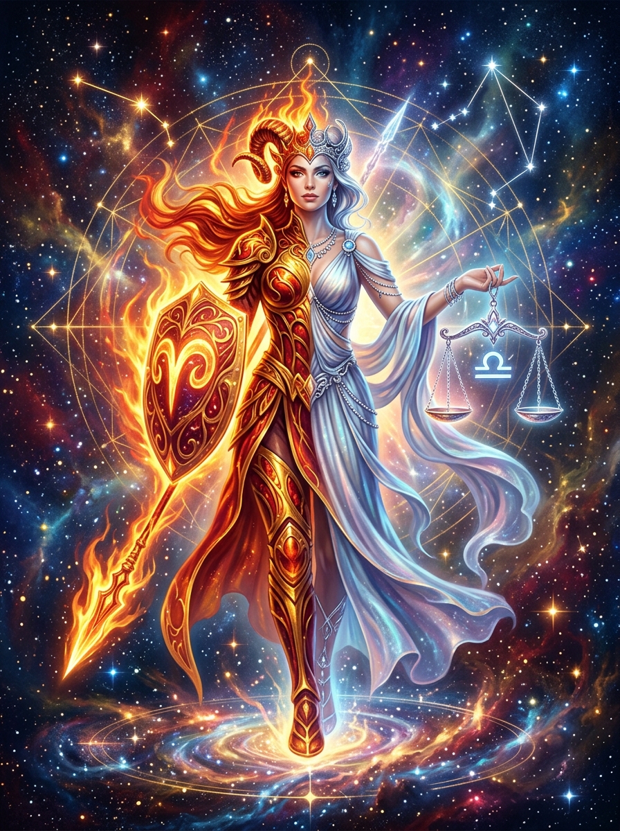 Sun in Aries, Moon in Libra: The Diplomatic Warrior