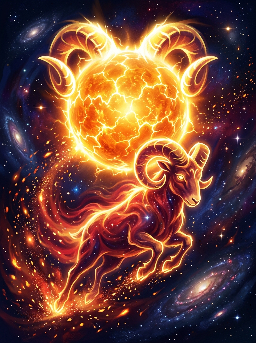 Sun in Aries: The Pioneer of Cosmic Fire and Conscious Courage